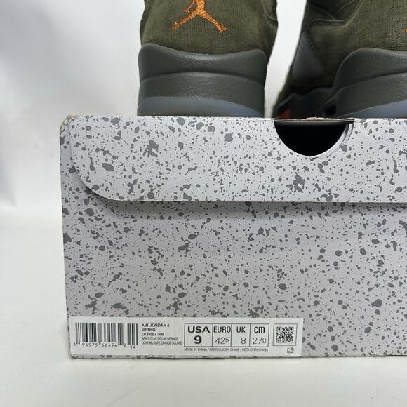 Nike Air Jordan 5 Retro SE “Olive” - Picture 9 of 10